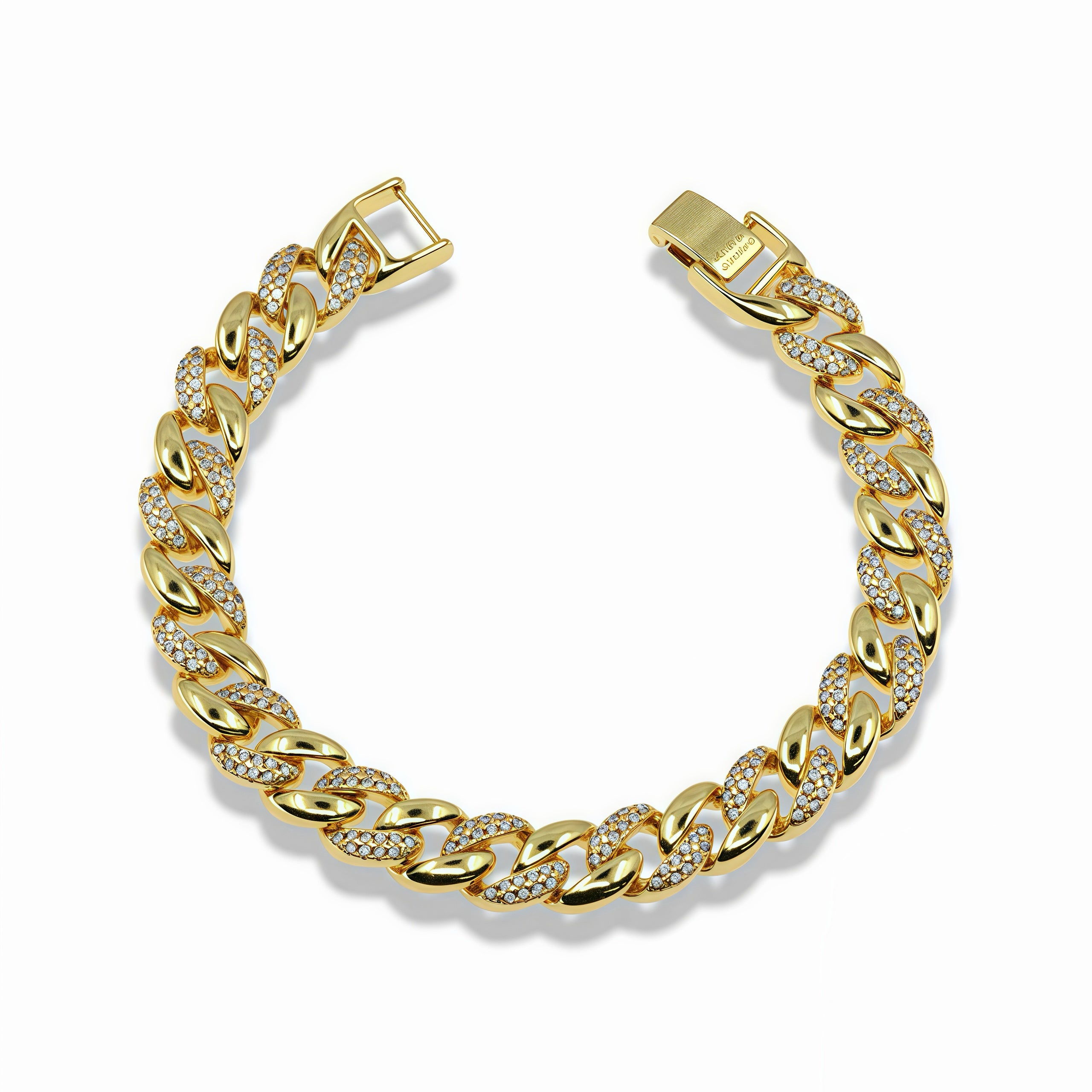 Gold Cuban Link Bracelet Main image