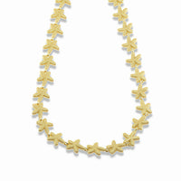 Gold Textured Starfish Necklace