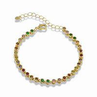 Mini Circle Crystal Bracelet