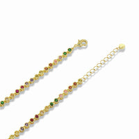 Circle Cubic Zirconia Necklace