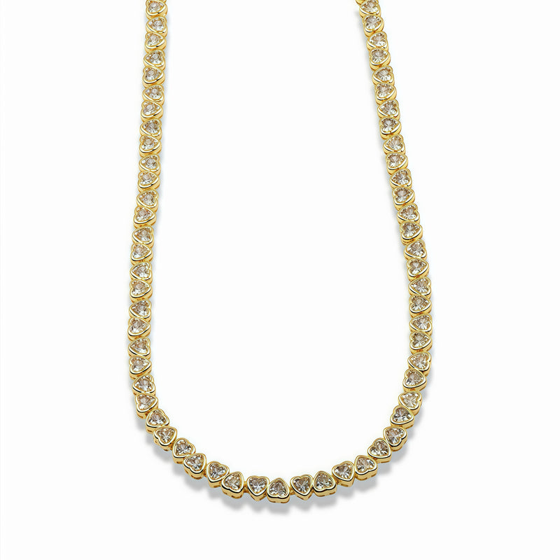 Heart Cubic Zirconia Necklace