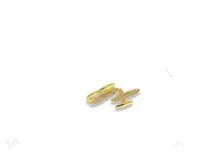 Gold Abstract Pavé Ring