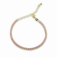 Colored CZ Tennis Bracelet