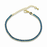 Colored CZ Tennis Bracelet