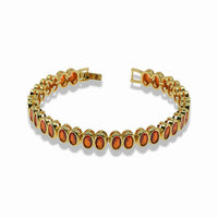 Oval tennis bracelet
