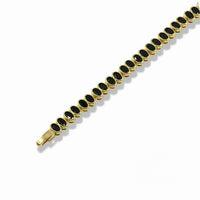 Oval tennis bracelet