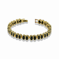 Oval tennis bracelet