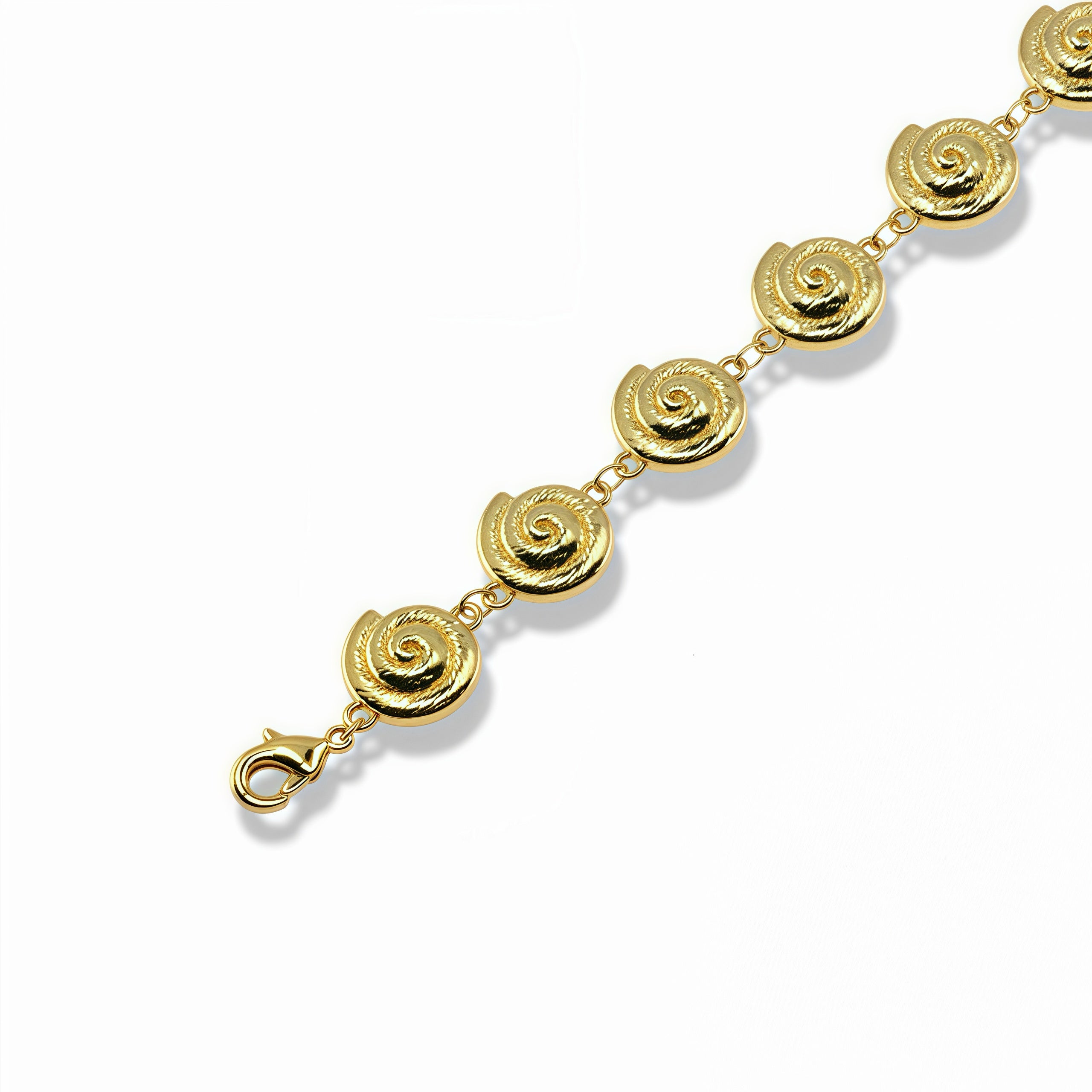 Gold Conch Shell Bracelet Secondary image