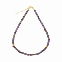 Natural Gemstone Beaded Necklace Collection With 14k Gold Filled Details