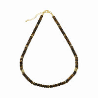 Natural Gemstone Beaded Necklace Collection With 14k Gold Filled Details