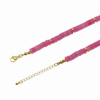 Natural Gemstone Beaded Necklace Collection With 14k Gold Filled Details