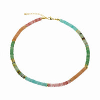 Natural Gemstone Beaded Necklace Collection With 14k Gold Filled Details