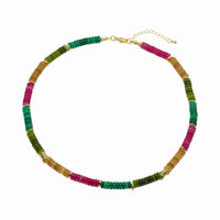 Natural Gemstone Beaded Necklace Collection With 14k Gold Filled Details