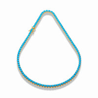 Turquoise Tennis Necklace