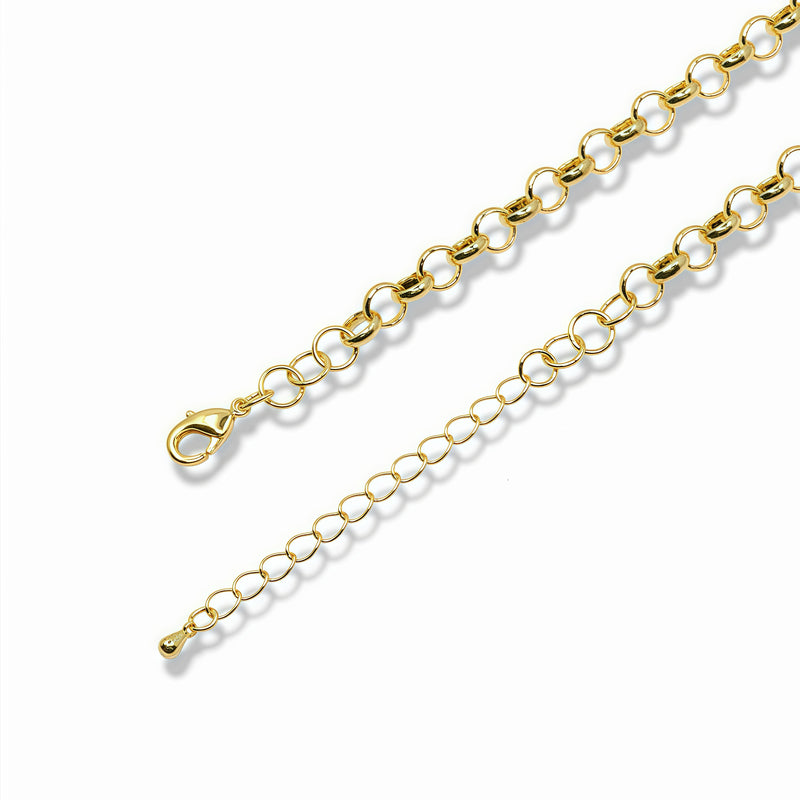 Five-Ring Charm Holder Necklace