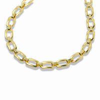 Bold Sculpted Link Necklace