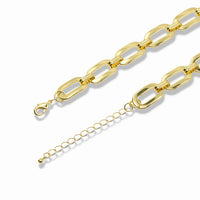 Bold Sculpted Link Necklace