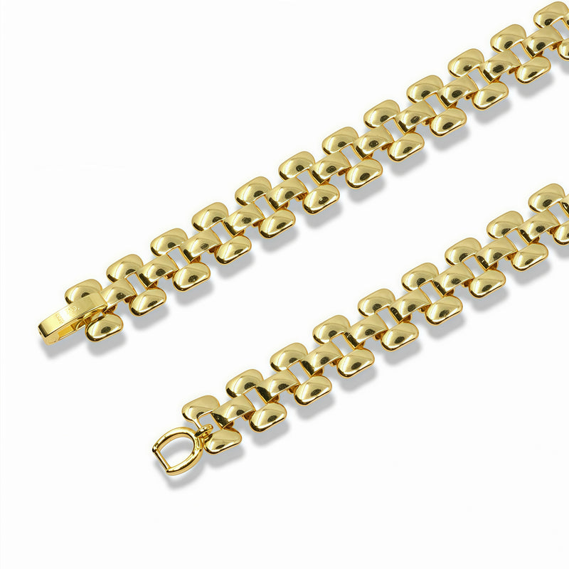 Golden Flex Link Necklace