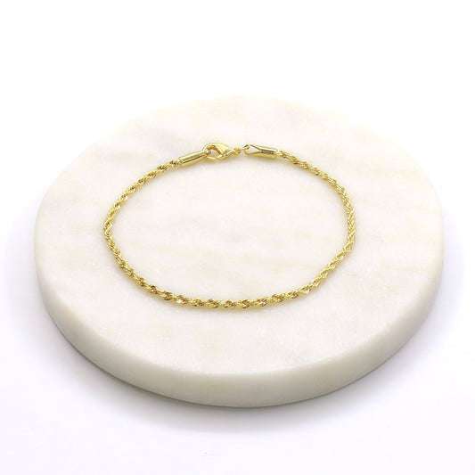 TINNY ROPE GOLDEN BRACELET