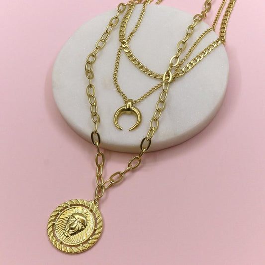 LION MEDALL CHAINS