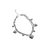 STEEL GOLD/SILVER CHARMS BRACELET