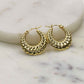 CROSSANT EARRING