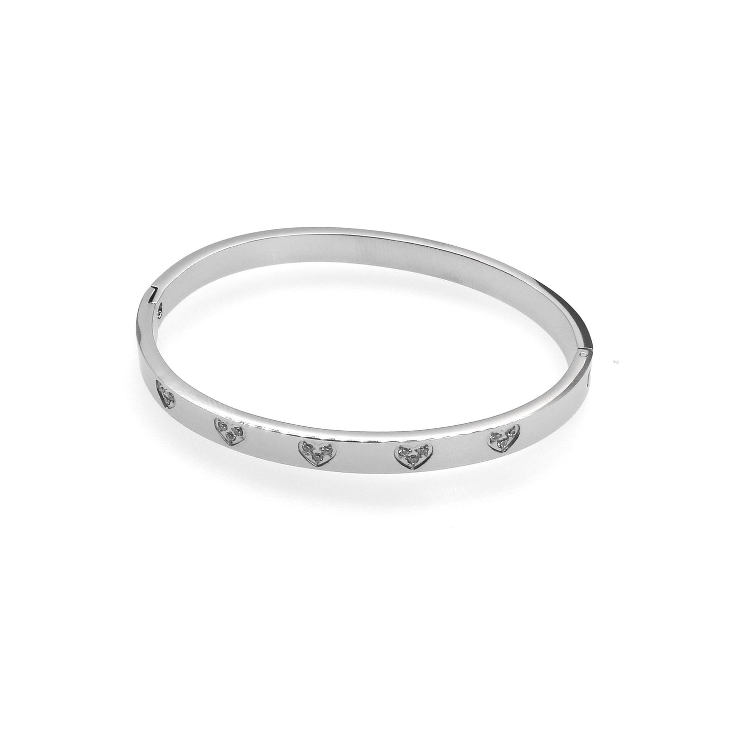 5 LOVE STEEL BANGLE