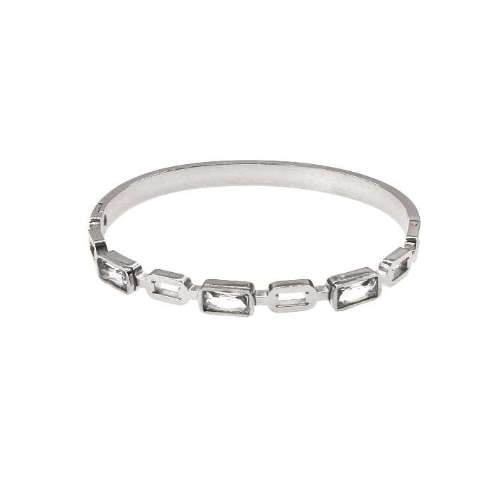 STEEL SILVER BANGLE
