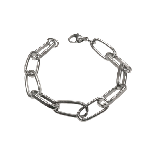 OPEN PAPER CLIP BRACELET