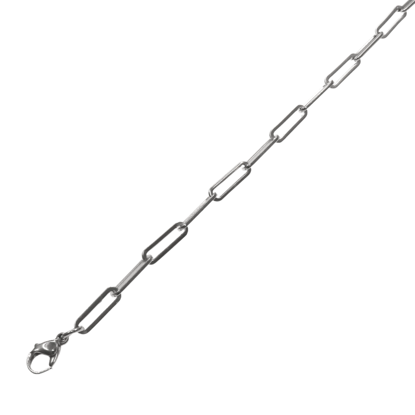 STEEL PAPER CLIP BRACELET