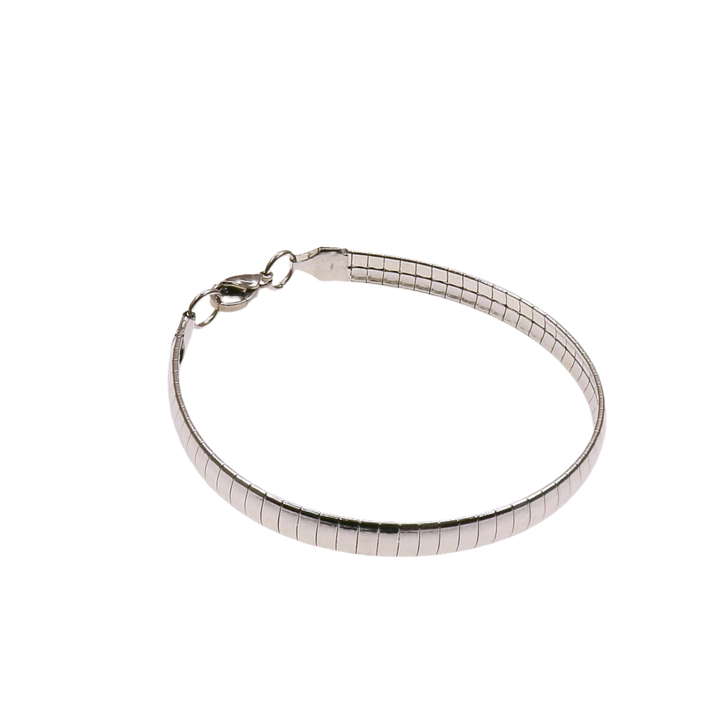 STEEL OMEGA BRACELET