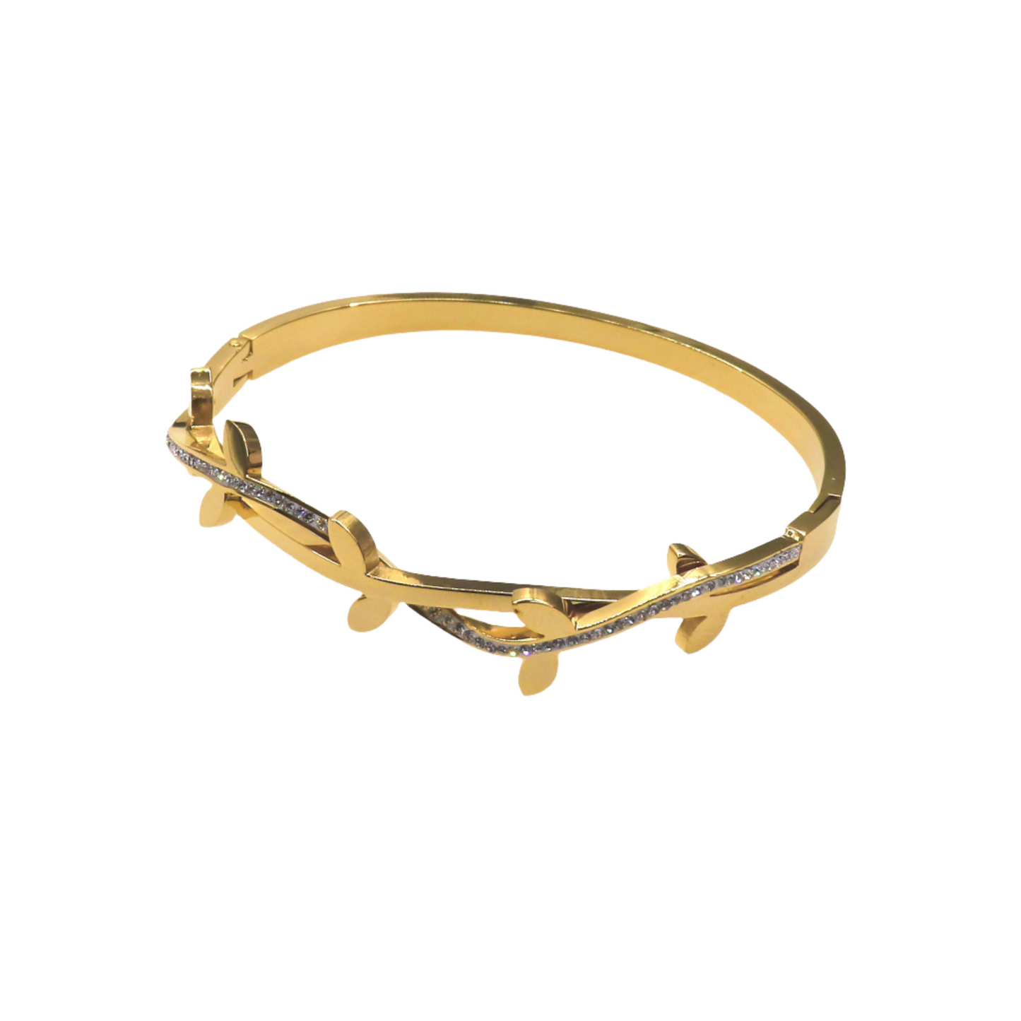 BRIGHTLEAF STEEL BANGLE