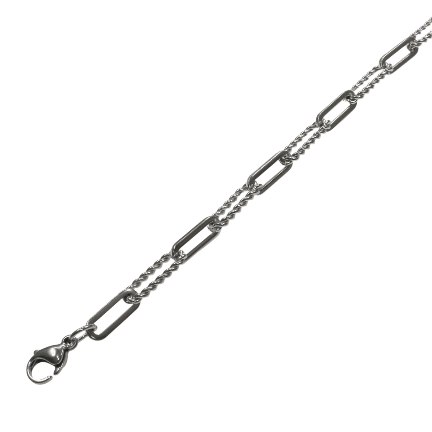TWISTED PAPER-CLIP BRACELET