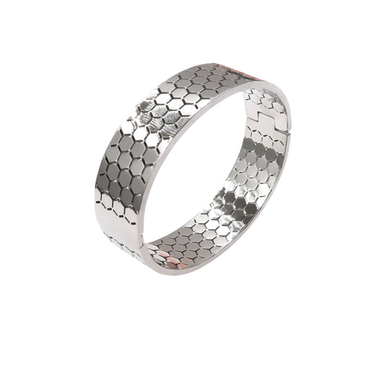 SOLID STEEL BANGLE