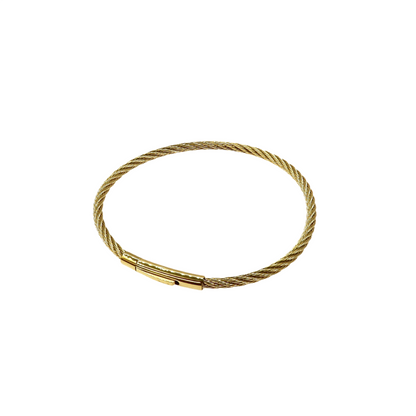 THIN CABLE BRACELET