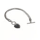 STEEL FLAT LOVE HAVANA LINK BRACELET