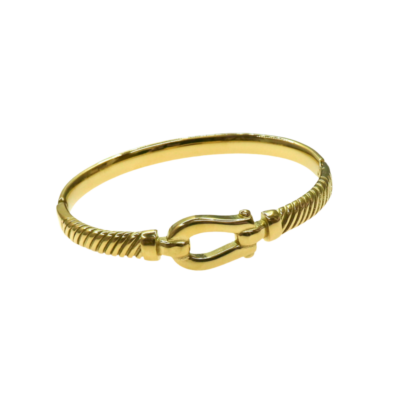BUCKLE GOLDEN BANGLE