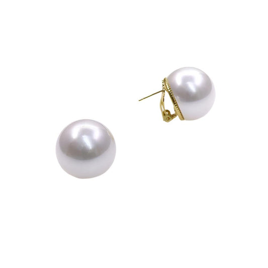 BIG MOTHER PEARL EARRING