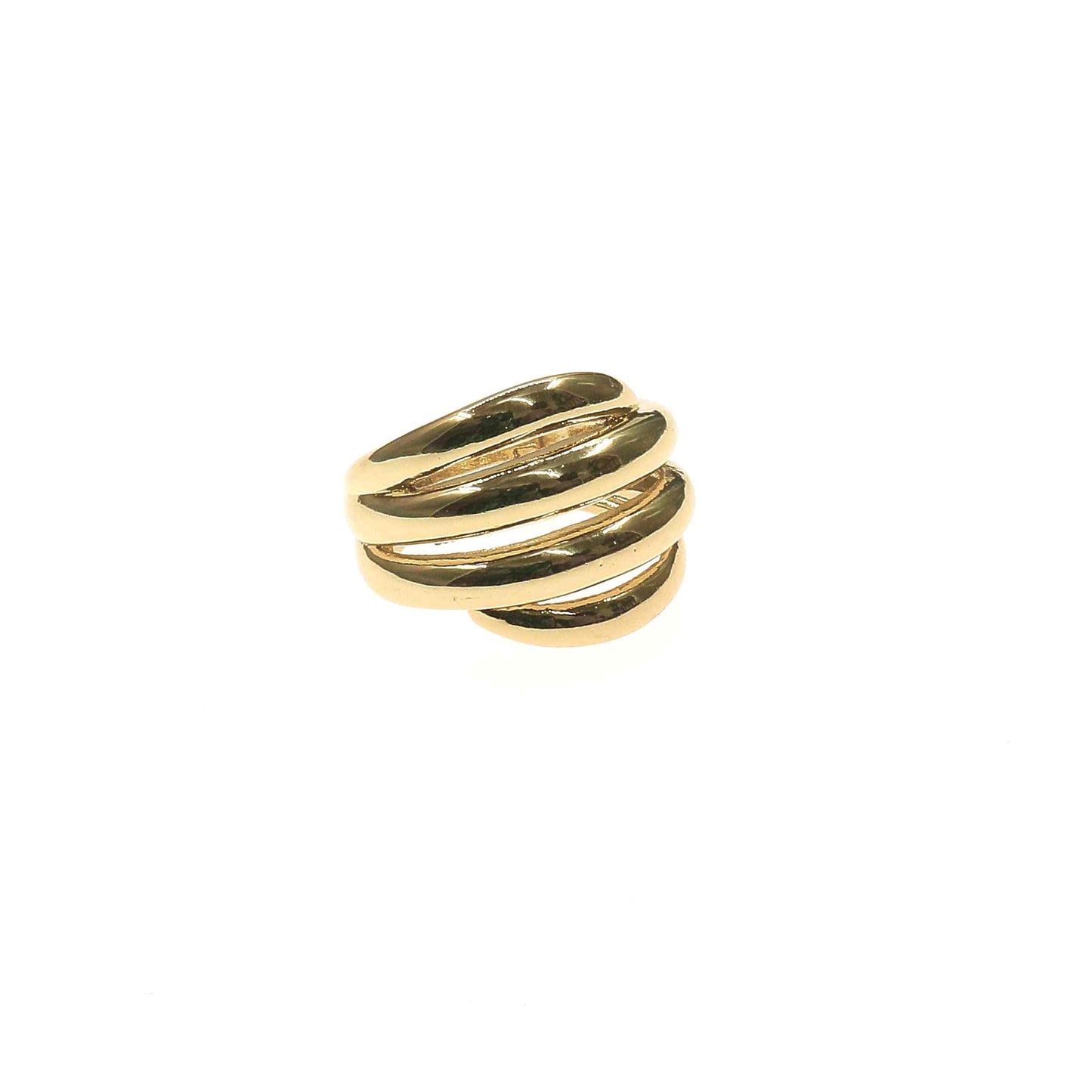 SPIRAL GOLD RING