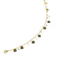 CYRSTALS & FLAT HEARTS ANKLET
