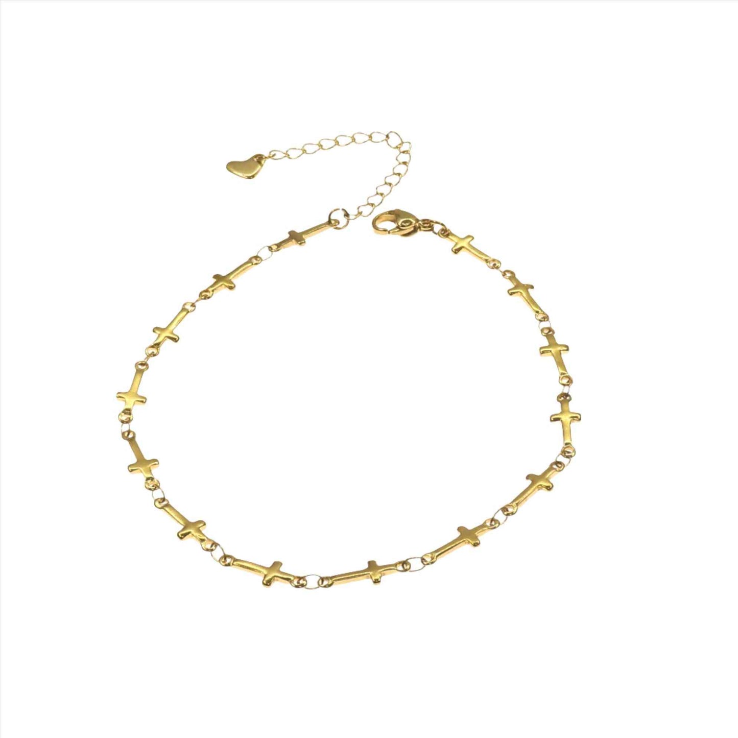 CROSSES ANKLET