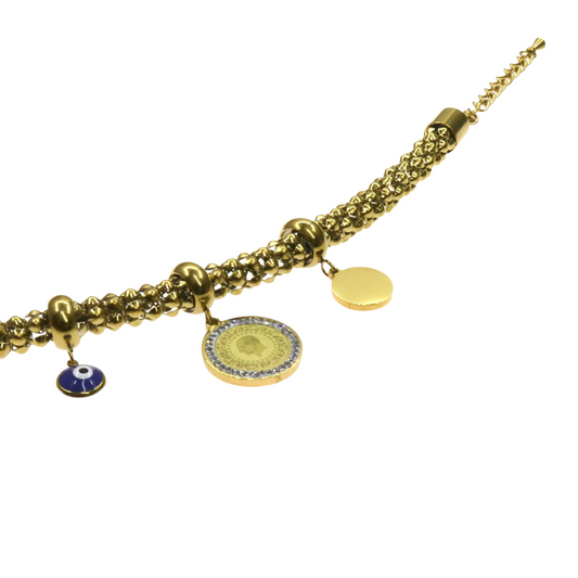 COIN GOLD BRACELET