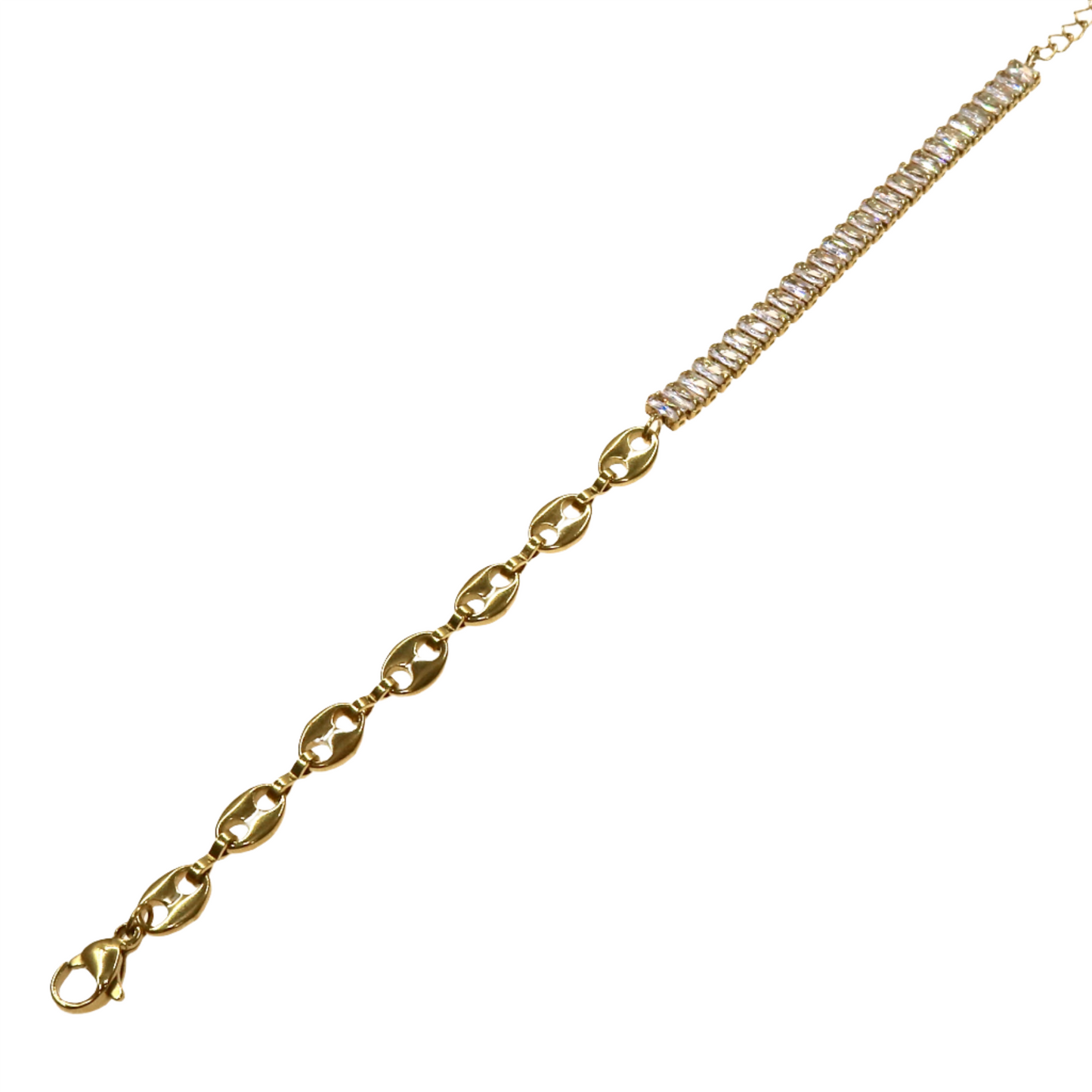 TENNIS & GUCCI LINK BRACELET