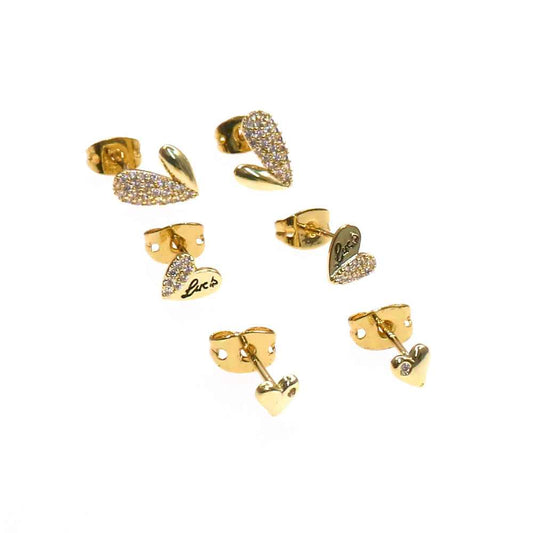 HEARTS MINI EARRINGS