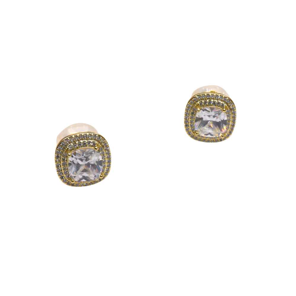 SQUARE ZIRCONIA EARRING