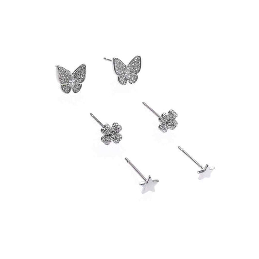 MINI BUTTERFLY STUD EARRINGS