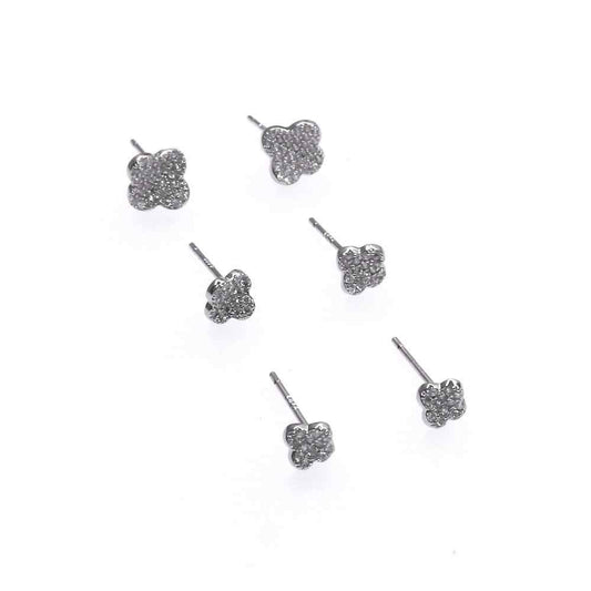 MINI CLOVERS STUD EARRING
