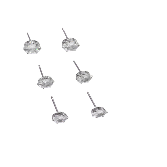 SQUARE ZIRCONIA SLV
