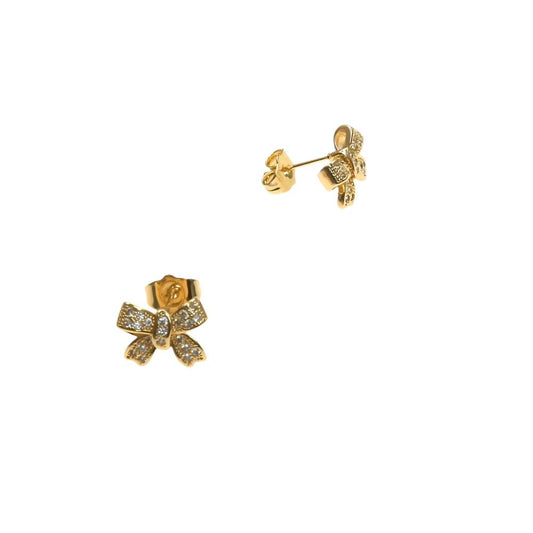 BOW STUD EARRING