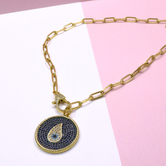 BIG BLUE EYE CHAIN
